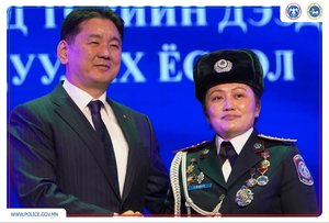 Цагдаагийн ахмад С.Будхүүд “Монгол Улсын гавьяат дасгалжуулагч” цол хүртээлээ